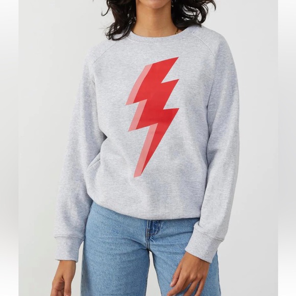 South Parade Tops - South Parade thunderbolt grey sweatshirt XS